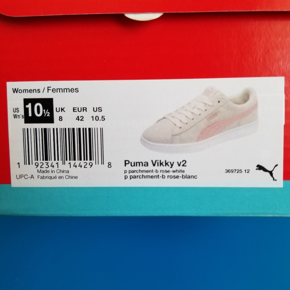 SOLD on Mercari Puma Vikky V2 Parchment/Rose White - Picture 12 of 12